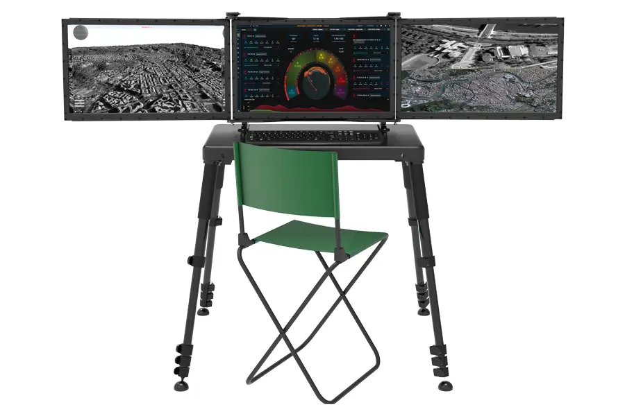 DPac Table Setup 3-Rugged Portable Displays DPac Table Setup 3-Rugged Portable Displays