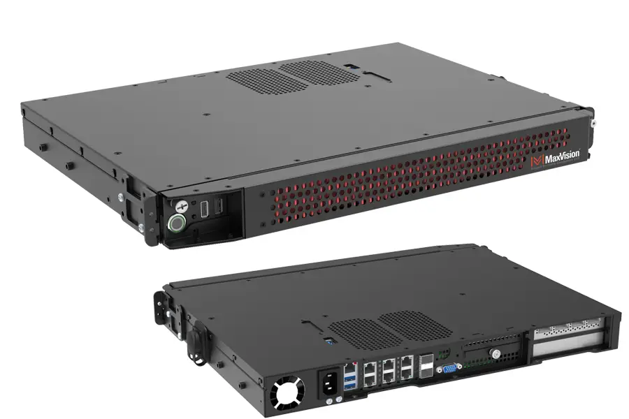 MiniRax Rugged Portable Server Front and Back MiniRax Rugged Portable Server Front and Back