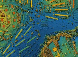 Geospatial view on a computer