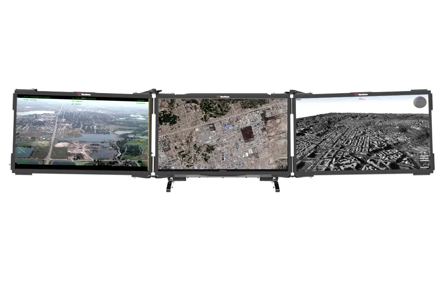 MaxPac CP Rugged Portable Workstation 3 Screen