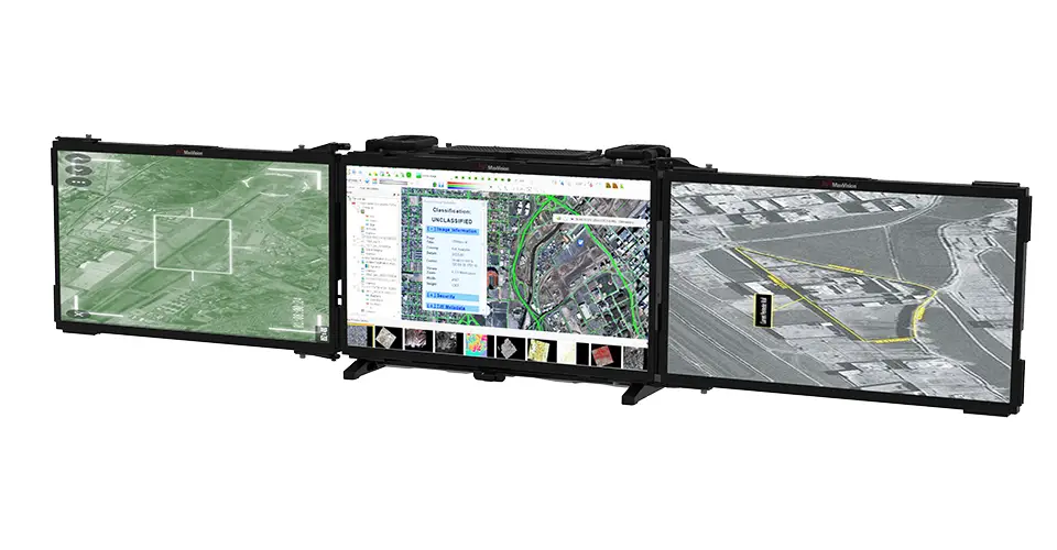 MaxPac XL Rugged Portable Workstation 3 Display Option