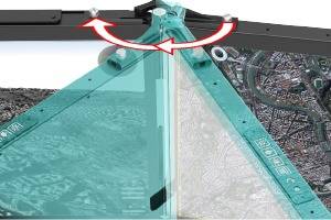 MaxVision Flex-Fold Hinge Display System