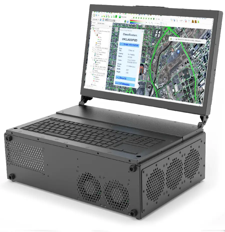 MaxVision CyberPac 9100 Rugged Portable Server with Display Option